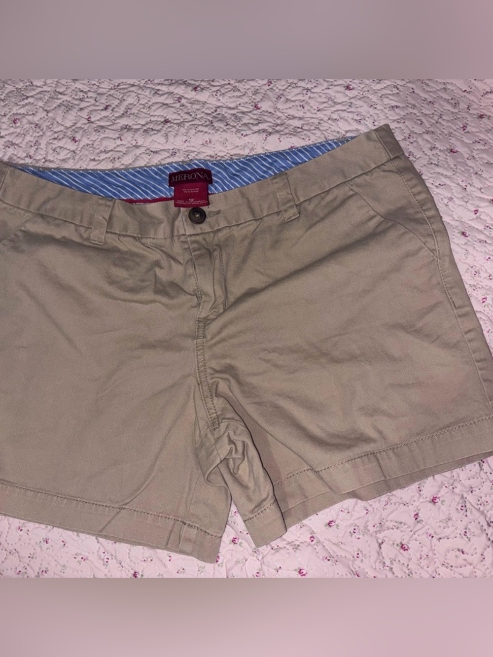 Merona Khaki Tan Cargo Shorts